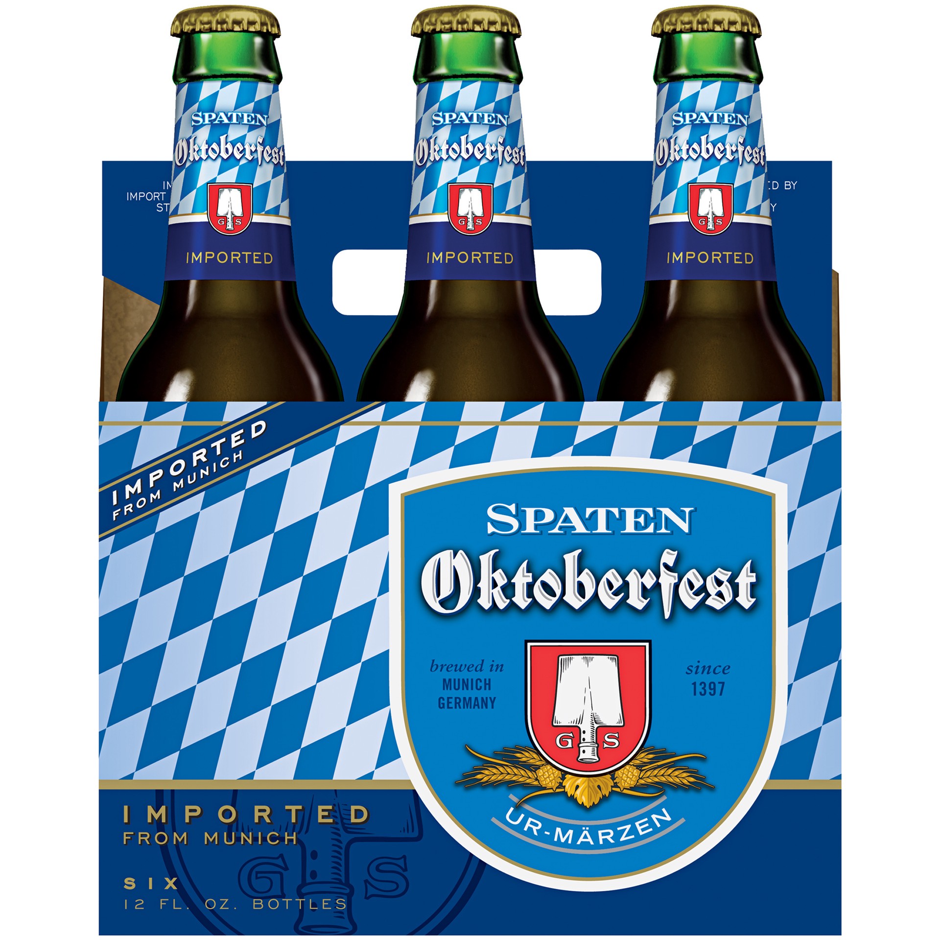 slide 3 of 3, Spaten Oktoberfest, 6 Pack 12 FL OZ Bottles, 6 ct; 12 oz