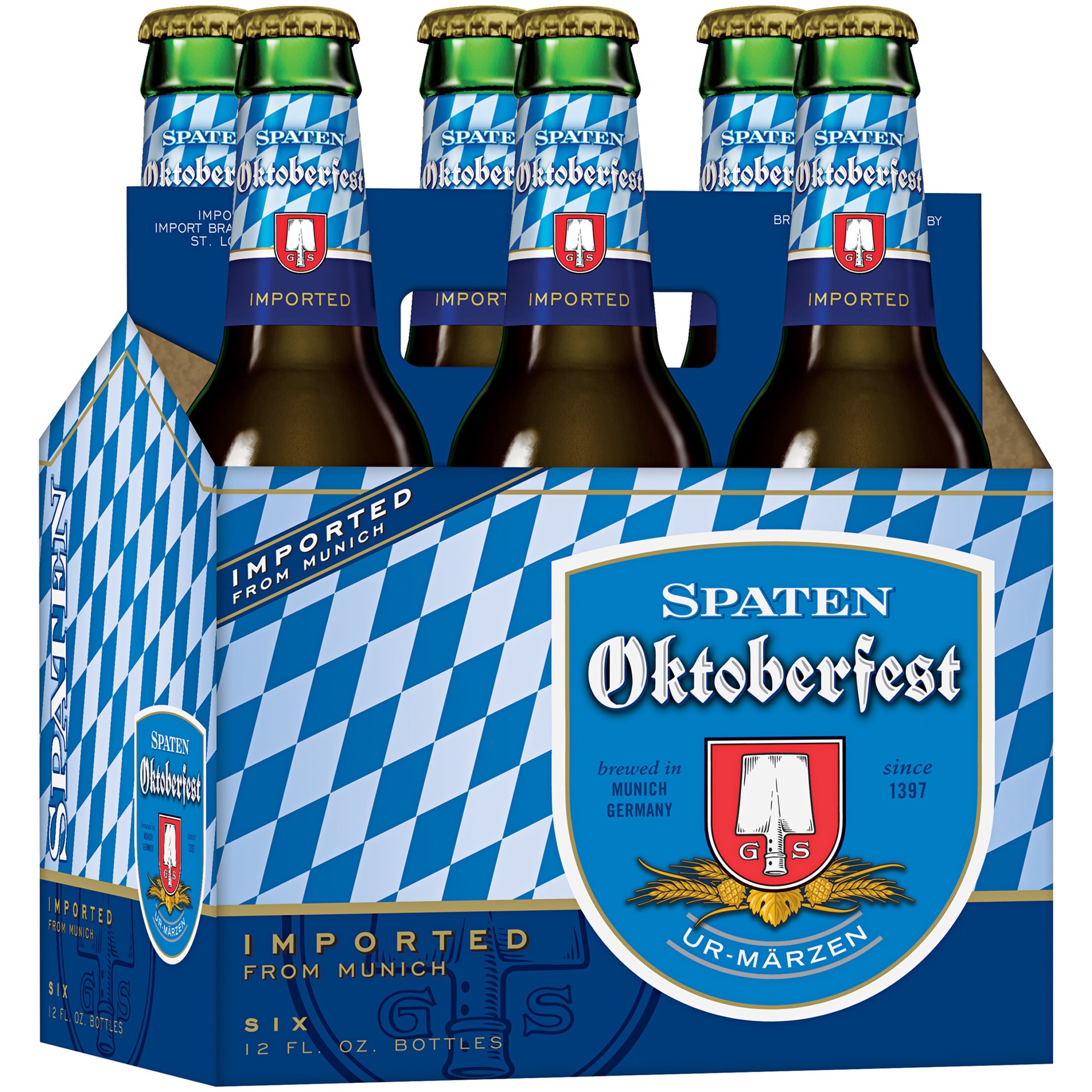 slide 1 of 3, Spaten Oktoberfest, 6 Pack 12 FL OZ Bottles, 6 ct; 12 oz