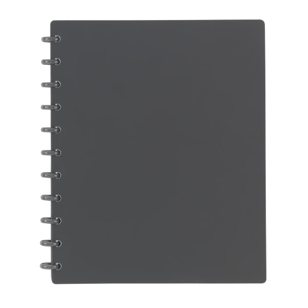 slide 1 of 3, TUL Discbound Notebook, Letter Size, Soft Touch Cover, Gray, 1 ct