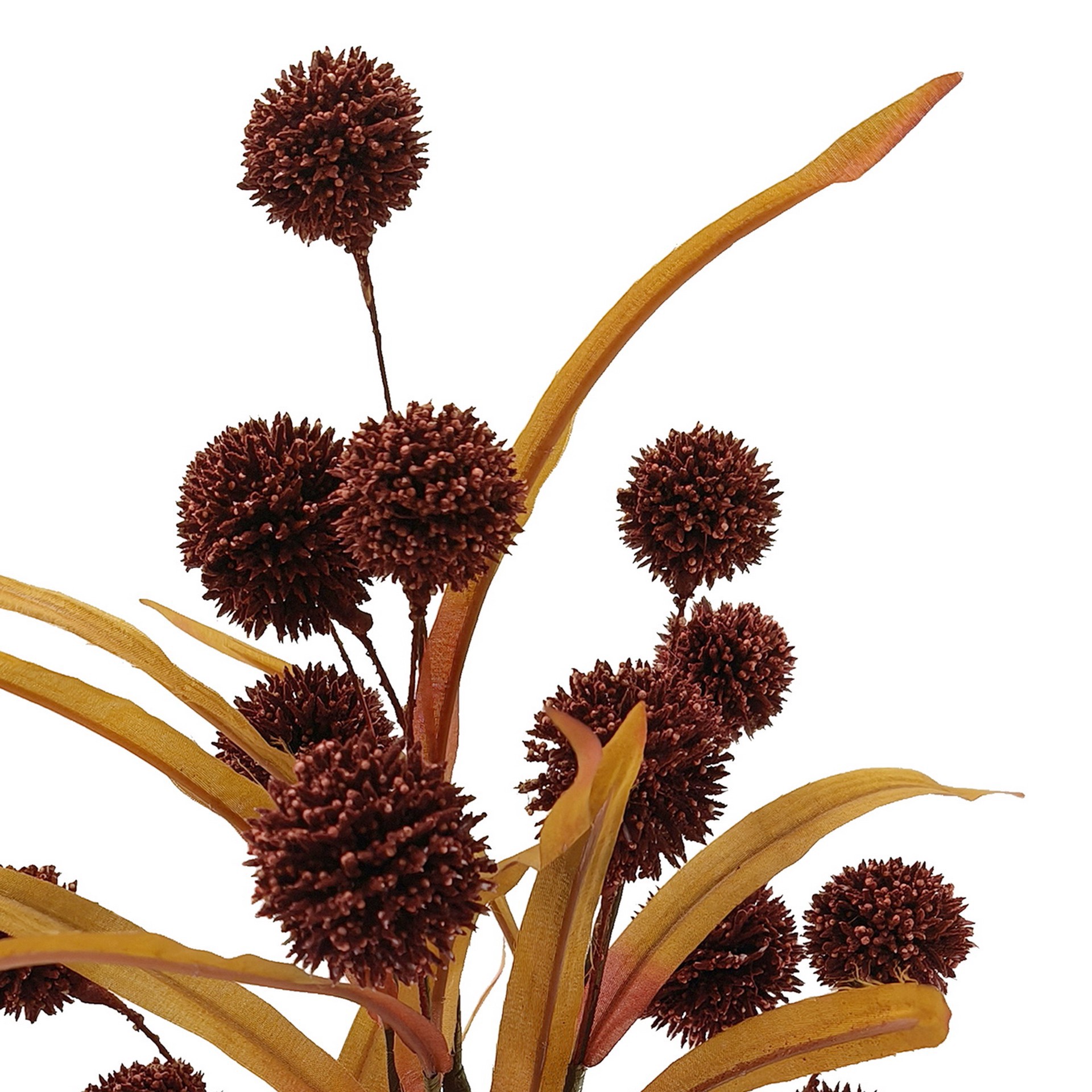 slide 3 of 3, 17" Red Spiky Blossom Deluxe Bush By Ashland, 6 in x 3 in x 17 in