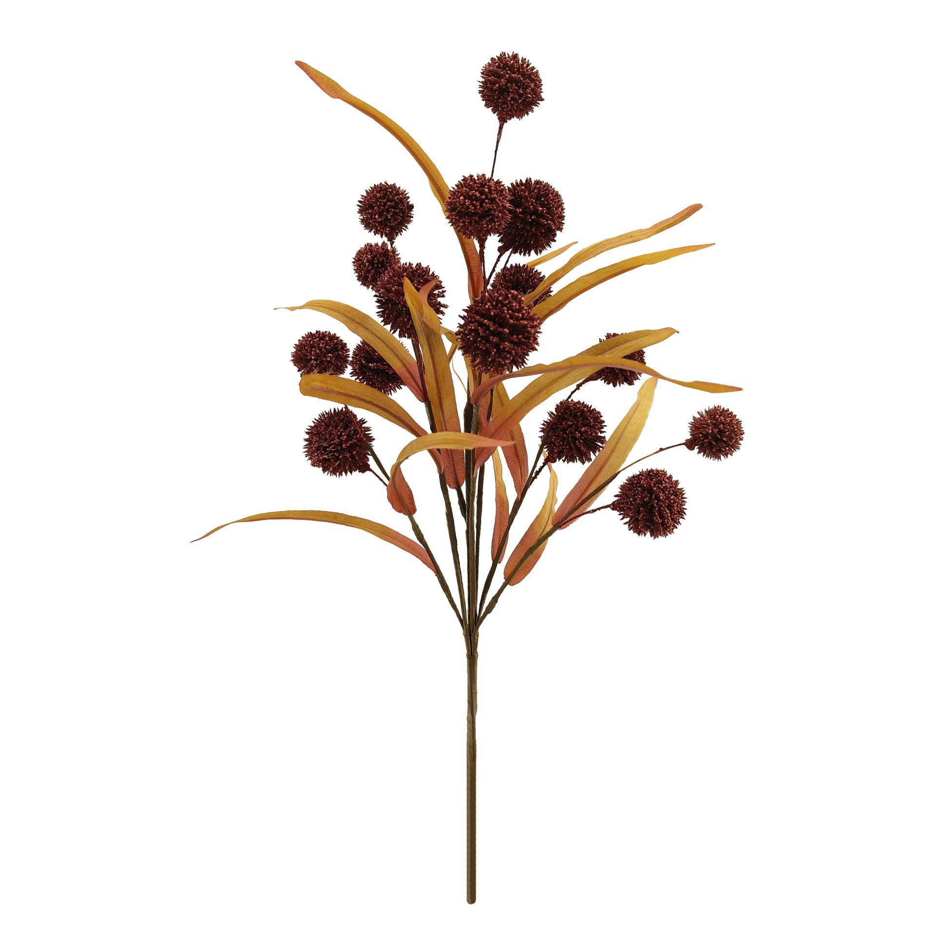 slide 2 of 3, 17" Red Spiky Blossom Deluxe Bush By Ashland, 6 in x 3 in x 17 in