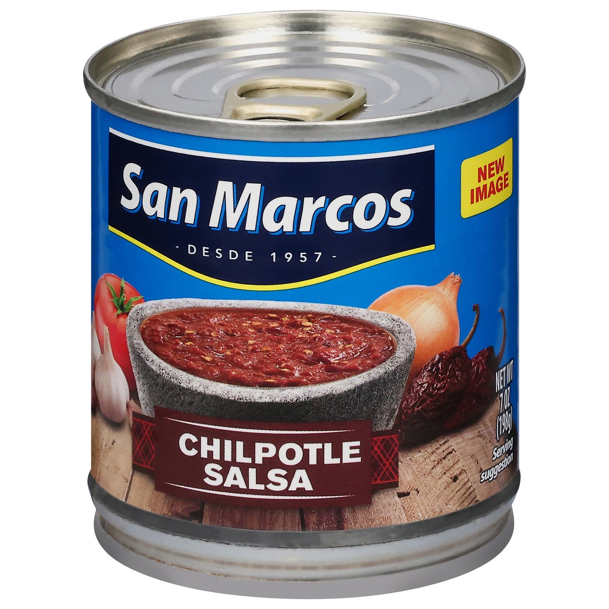 slide 7 of 13, San Marcos Chilpotle Salsa 7 oz, 7 fl oz