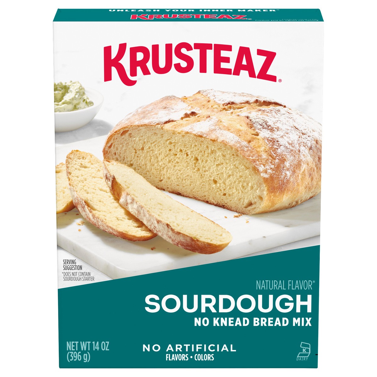 slide 1 of 9, Krusteaz Bread Mix, 14 oz