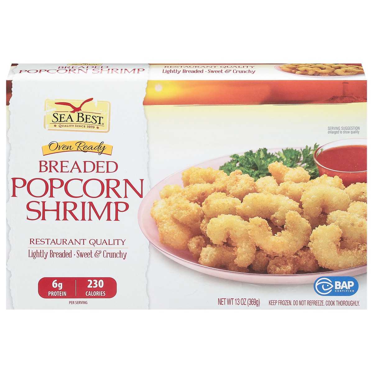 slide 5 of 15, Sea Best Breaded Popcorn Shrimp 13 oz, 13 oz