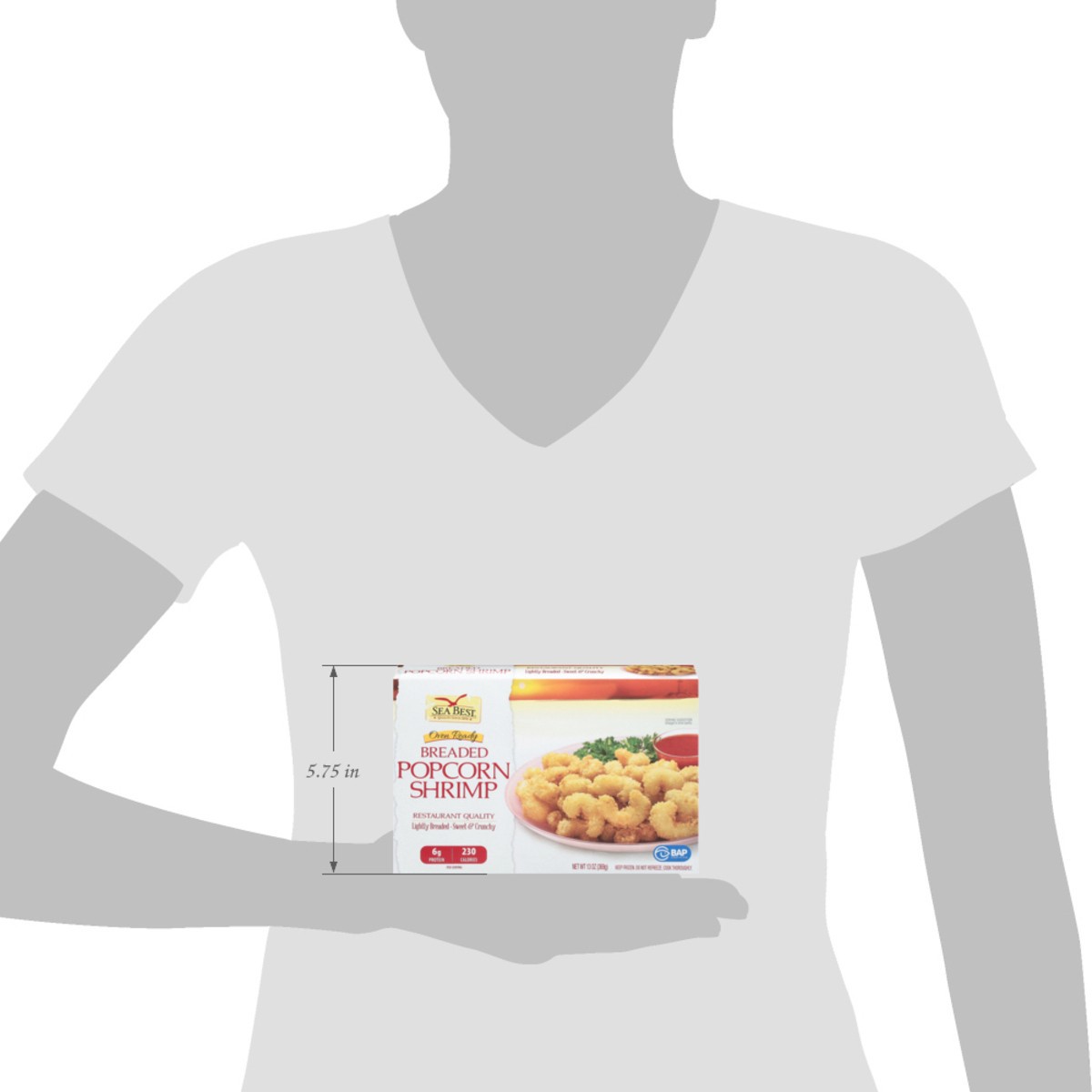 slide 8 of 15, Sea Best Breaded Popcorn Shrimp 13 oz, 13 oz