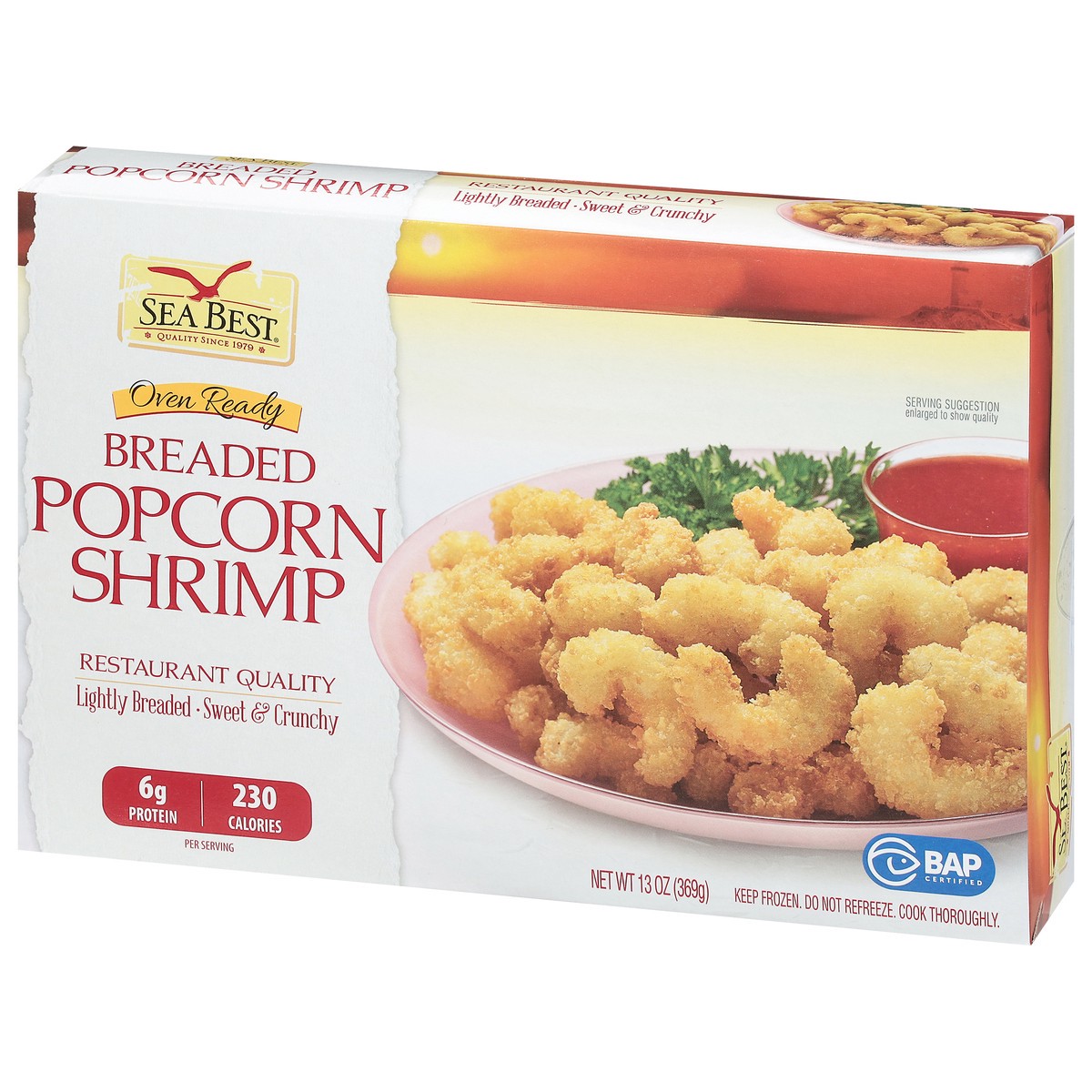 slide 15 of 15, Sea Best Breaded Popcorn Shrimp 13 oz, 13 oz