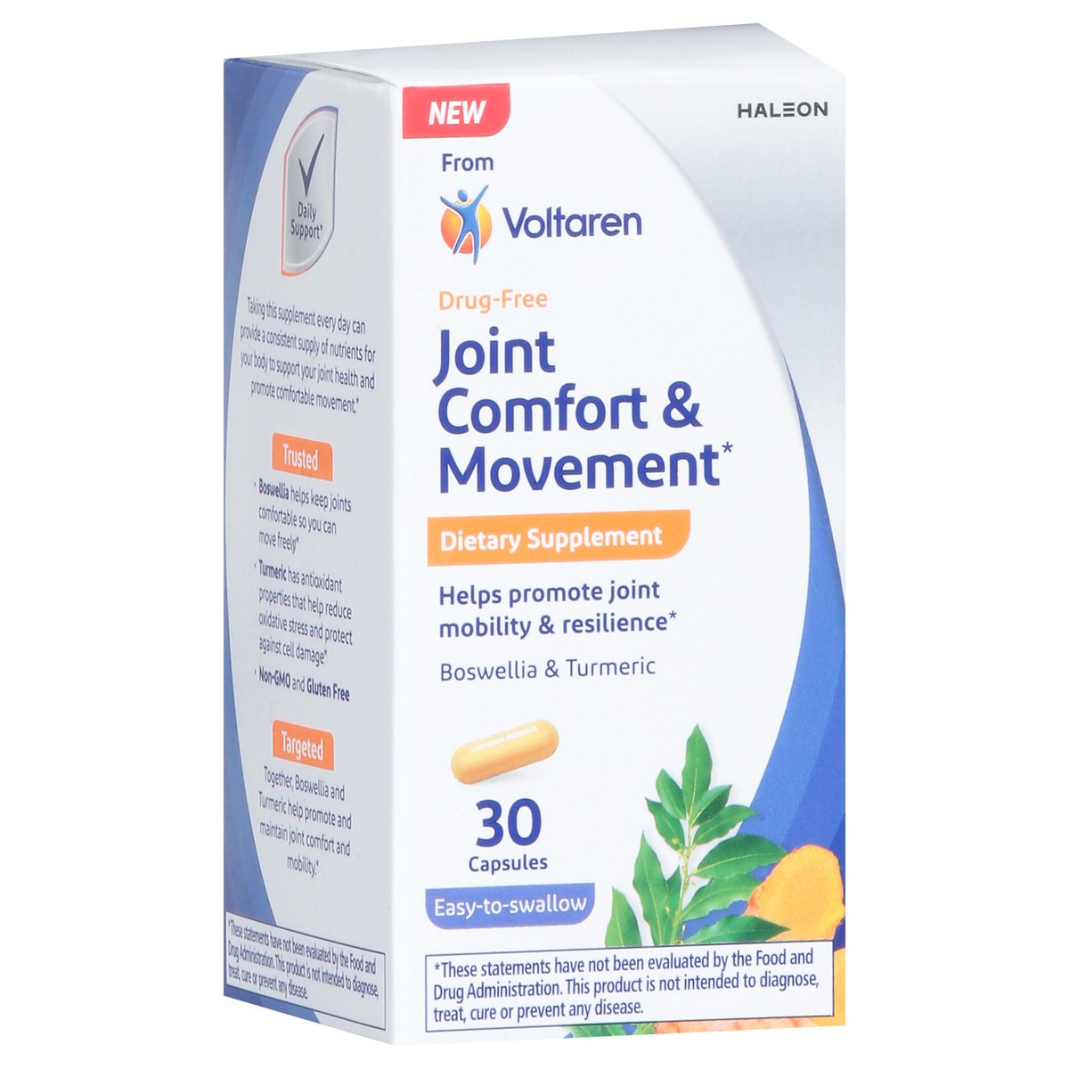 slide 12 of 15, Voltaren Joint Comfort + Movement Dietary Supplement from Voltaren – 30 Count, 30 ct