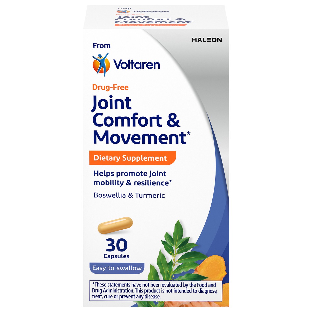 slide 1 of 15, Voltaren Joint Comfort + Movement Dietary Supplement from Voltaren – 30 Count, 30 ct