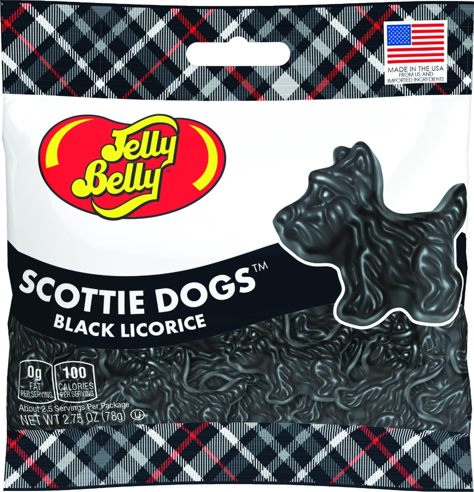 slide 1 of 1, Jelly Belly Black Licorice Dogs Jelly Belly, 2.75 oz