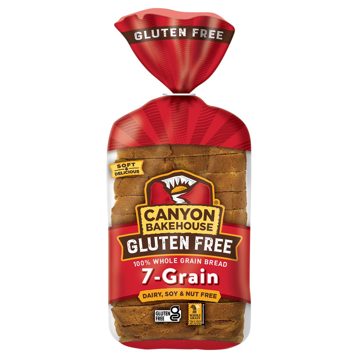 slide 1 of 7, Canyon Bakehouse Gluten Free 7-grain Bread, 18 oz