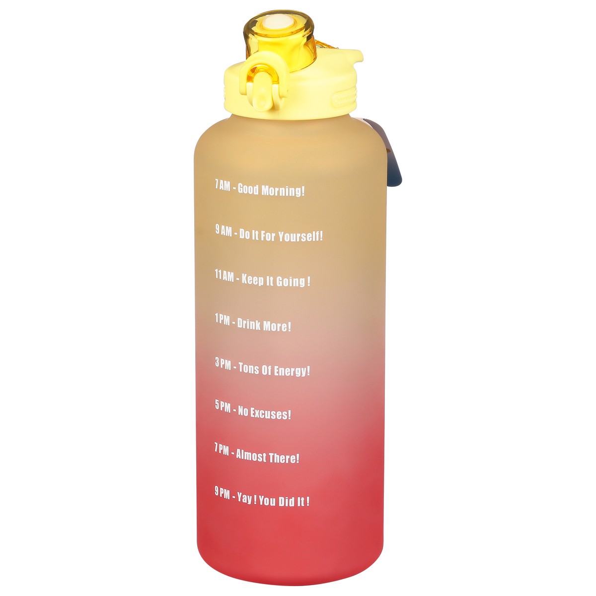 slide 9 of 9, Primula 64 Ounce Coral Ombre Motivational Water Bottle 1 ea, 1 ea
