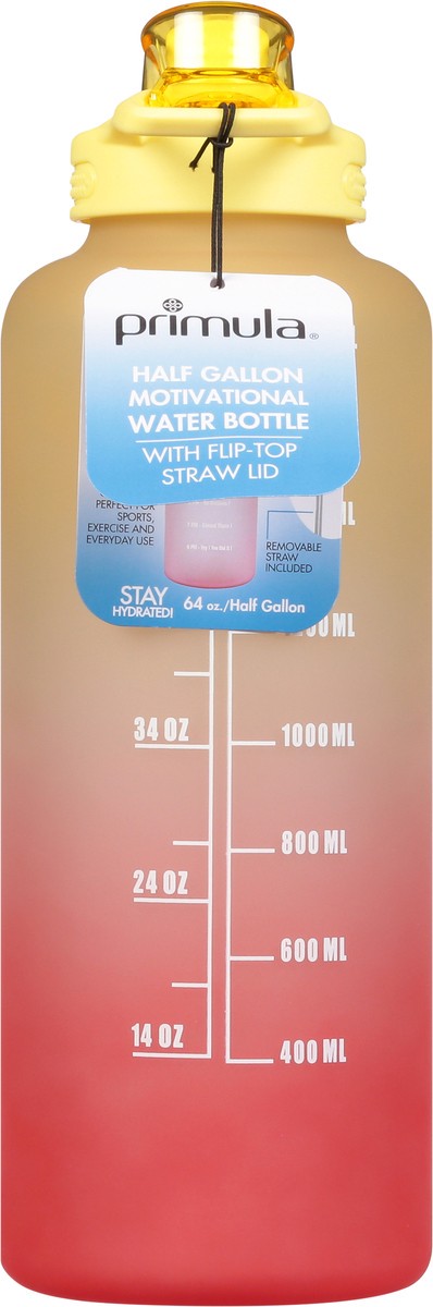 slide 8 of 9, Primula 64 Ounce Coral Ombre Motivational Water Bottle 1 ea, 1 ea