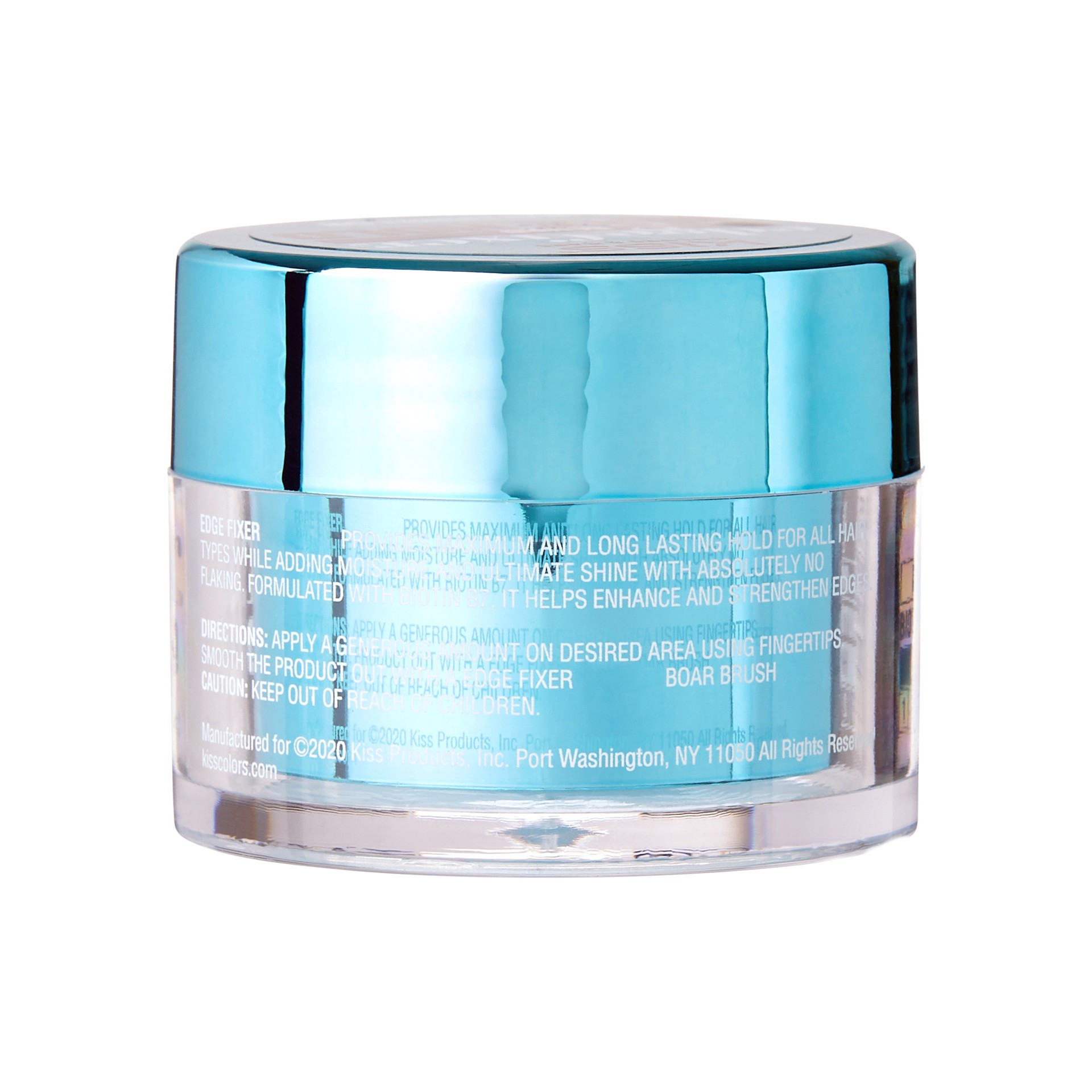 slide 4 of 5, KISS Colors & Care Edge Fixer Maximum Hold with Biotin, Watermelon, 1.01 fl oz, 1 cnt