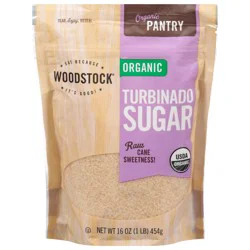 Woodstock Organic Turbinado Sugar 16 oz