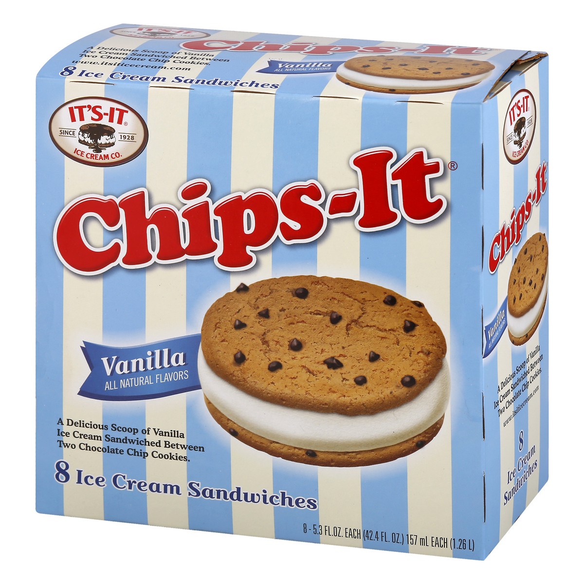 slide 10 of 12, Chi-It Ice Cream Sandwiches 8 ea, 8 ct