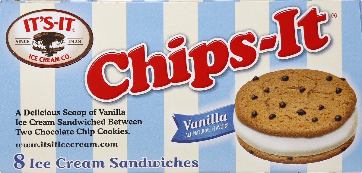 slide 9 of 12, Chi-It Ice Cream Sandwiches 8 ea, 8 ct
