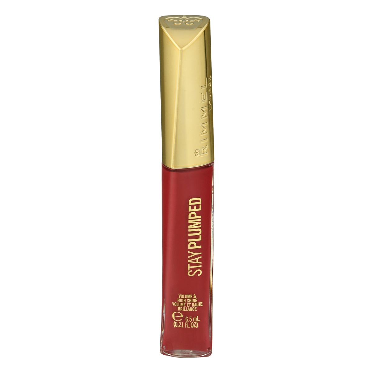 slide 2 of 8, Rimmel Stay Plumped Lip Gloss In 501 Raspberry Sundae, 0.8 oz