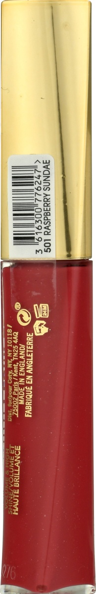 slide 8 of 8, Rimmel Stay Plumped Lip Gloss In 501 Raspberry Sundae, 0.8 oz