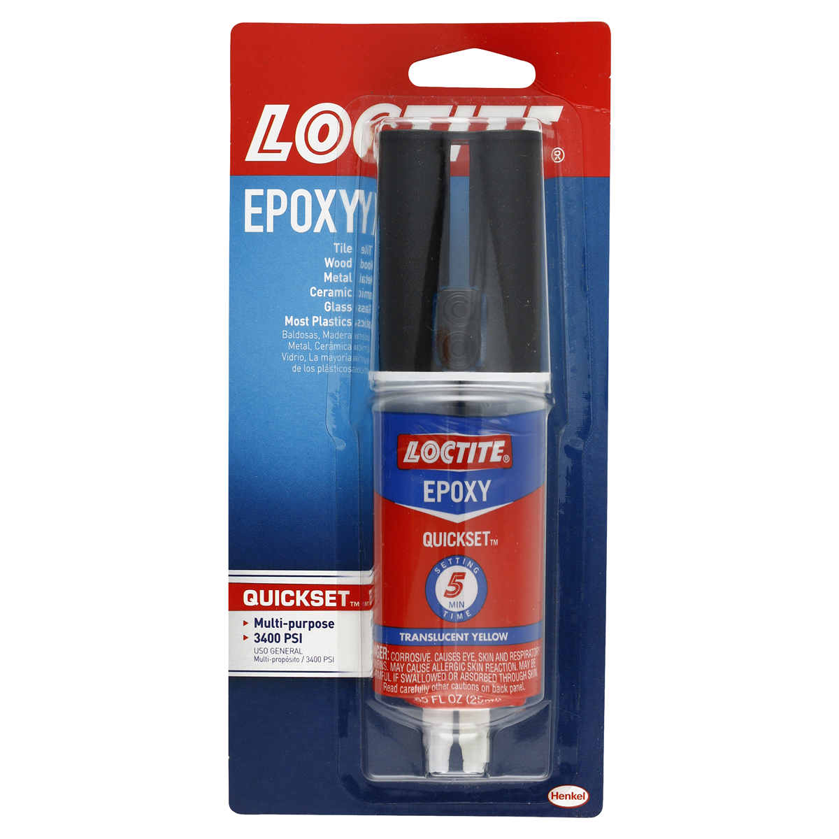 slide 1 of 5, Loctite Quick Set Epoxy Syringe, 1 oz