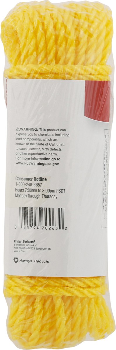 slide 8 of 9, Project Partners Polypropylene Rope, 1 ct