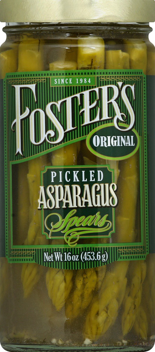 slide 2 of 2, Foster's Original Pickled Asparagus Spears, 16 oz