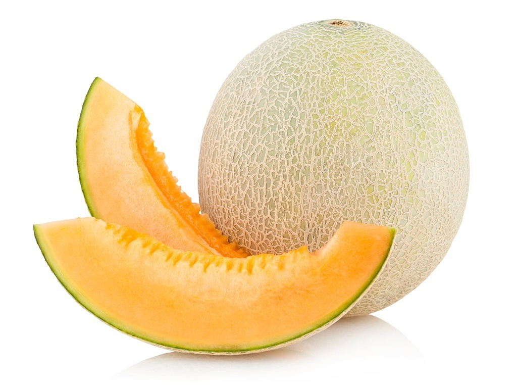 slide 1 of 1, Cantaloupe- Organic, 1 ct