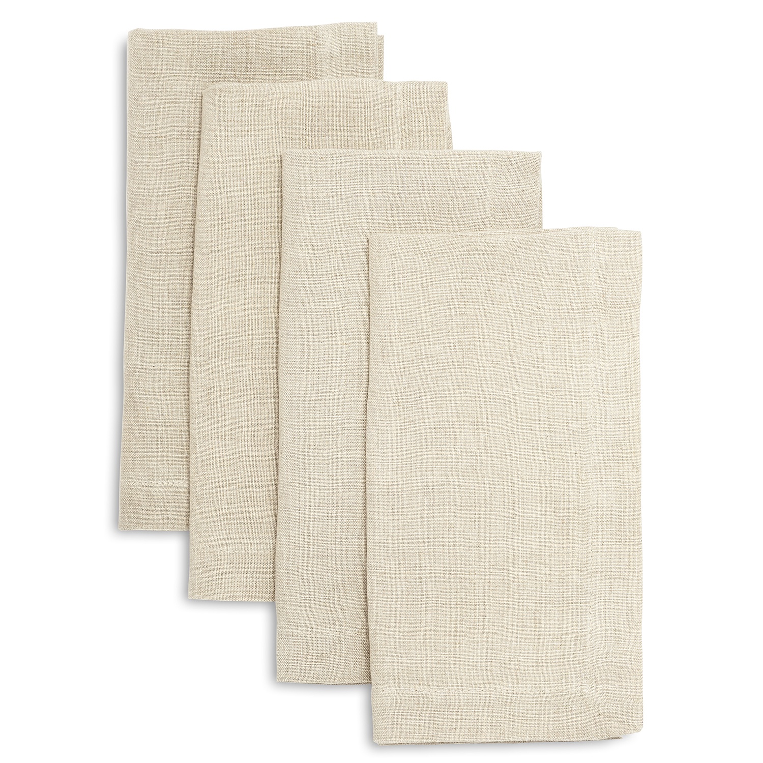 slide 1 of 1, Sur La Table Linen Napkins, Natural, 4 ct