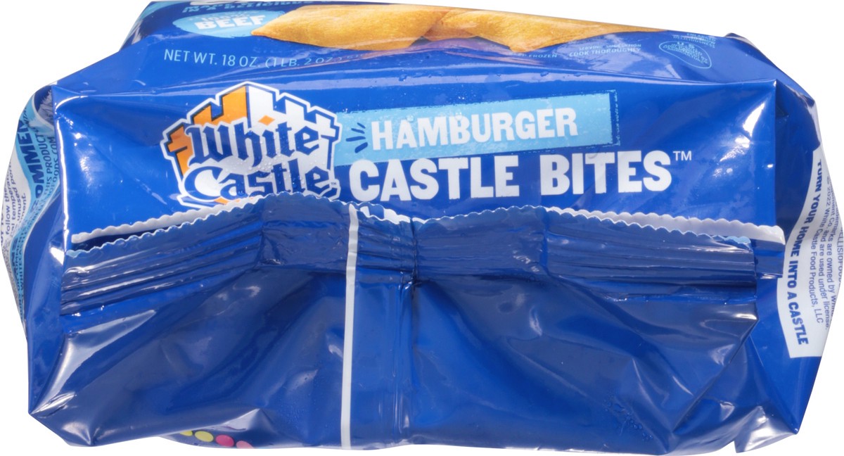 slide 5 of 9, White Castle Hamburger Castle Bites 18Oz, 18 oz