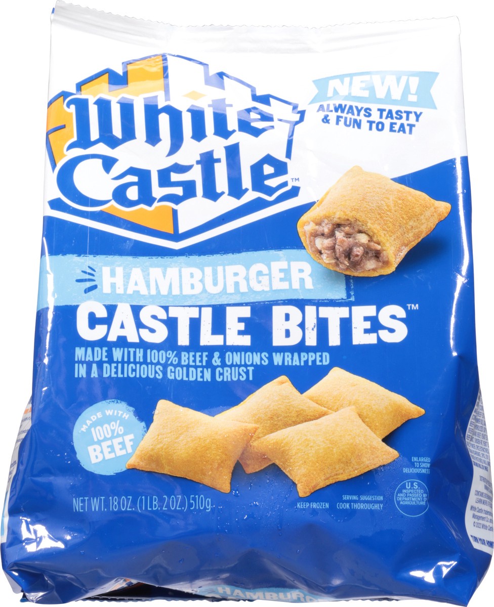 slide 6 of 9, White Castle Hamburger Castle Bites 18Oz, 18 oz