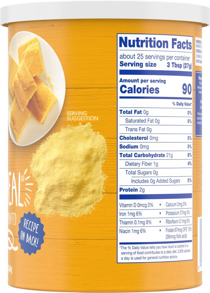 slide 3 of 4, Kroger Yellow Corn Meal, 24 oz