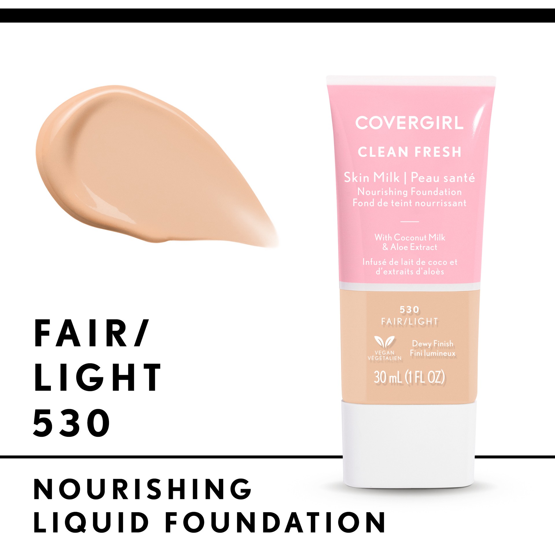 slide 1 of 13, Covergirl COVERGIRL Clean Fresh Skin Milk, Fair/Light, 30 ml