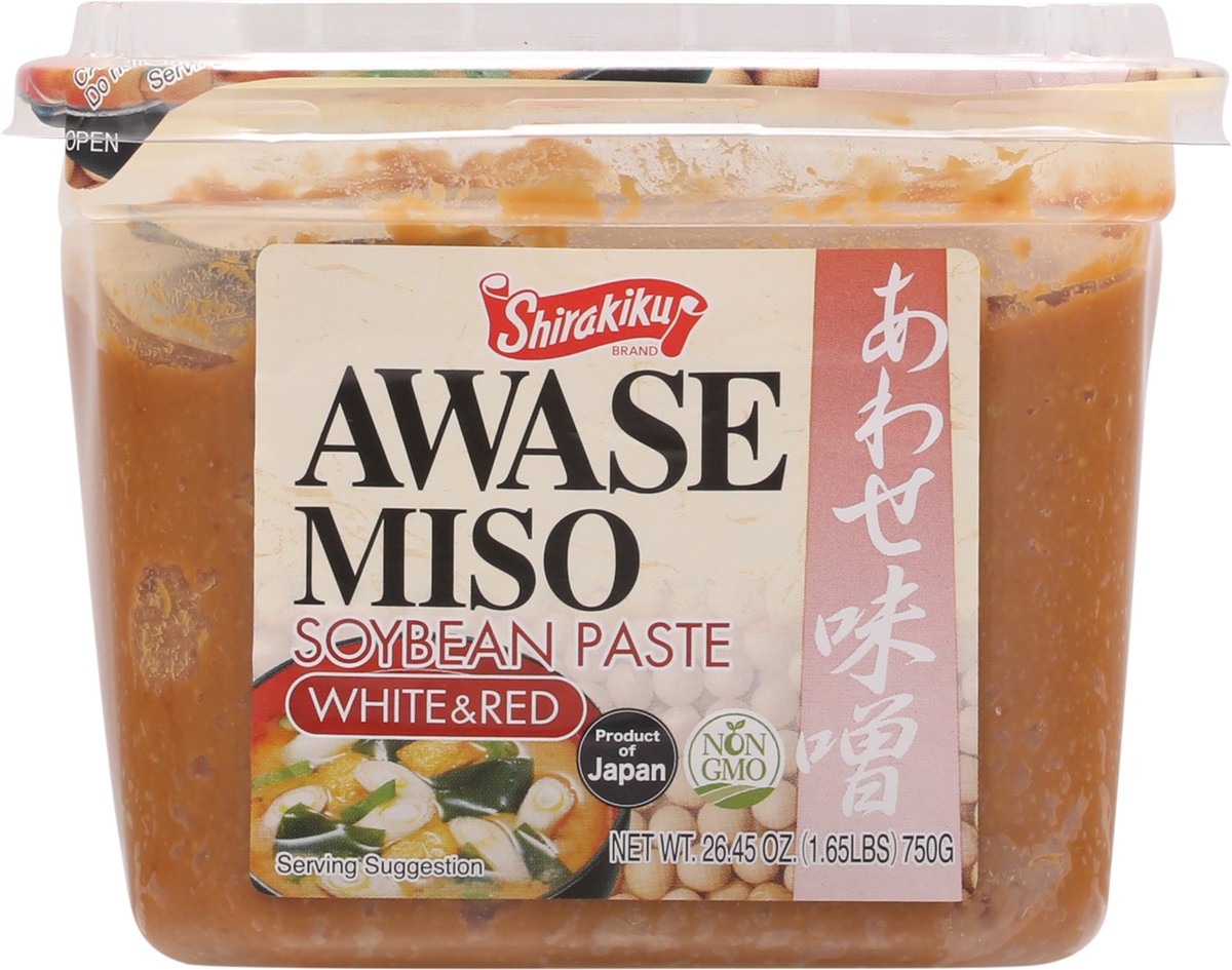 slide 1 of 13, Shirakiku White & Red Awase Miso Soybean Paste 26.45 oz, 26.45 oz