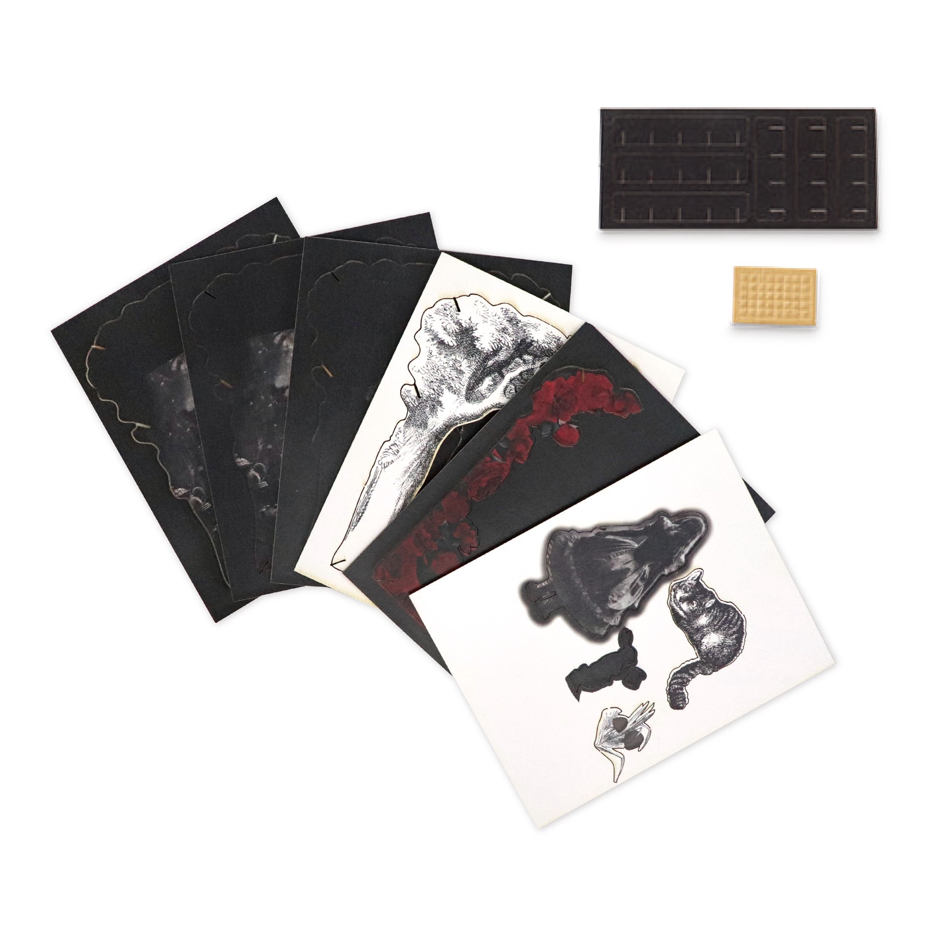 slide 2 of 4, Wonderland Paper Diorama Kit By Recollections, 3.28 in x 4 in