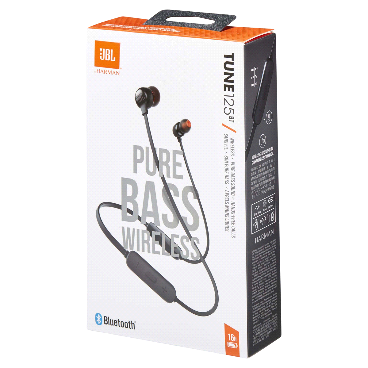 slide 10 of 29, JBL Tune125BT Wireless In Ear Headphone - Black, 1 ct