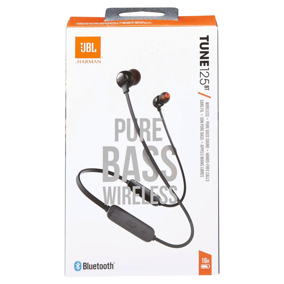 slide 1 of 29, JBL Tune125BT Wireless In Ear Headphone - Black, 1 ct