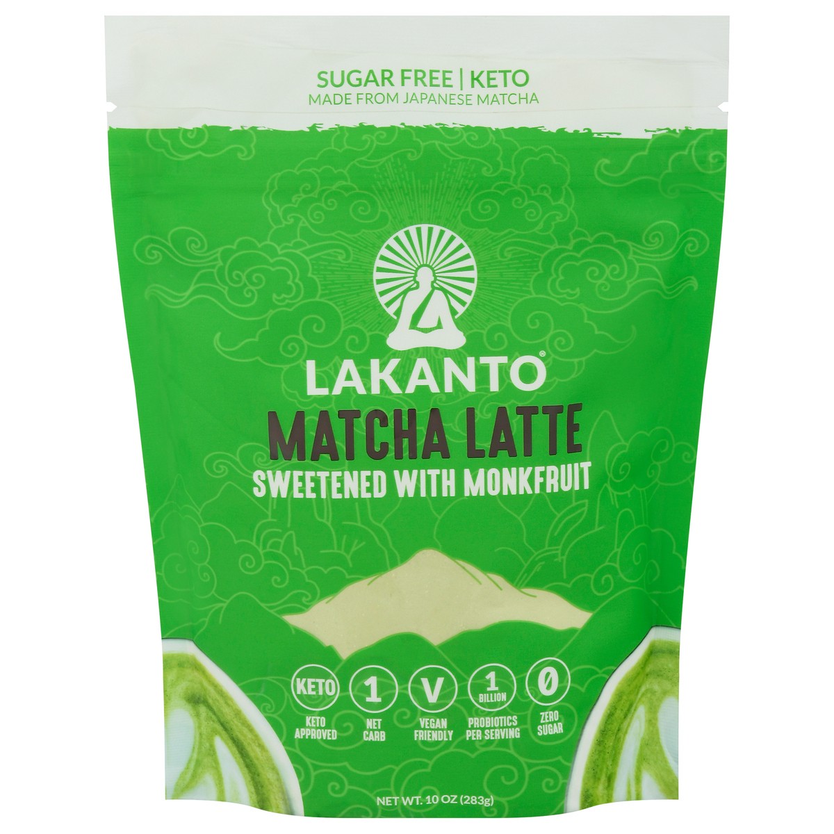 slide 5 of 13, Lakanto Matcha Latte Sweetened with Monkfruit 10 oz, 10 oz