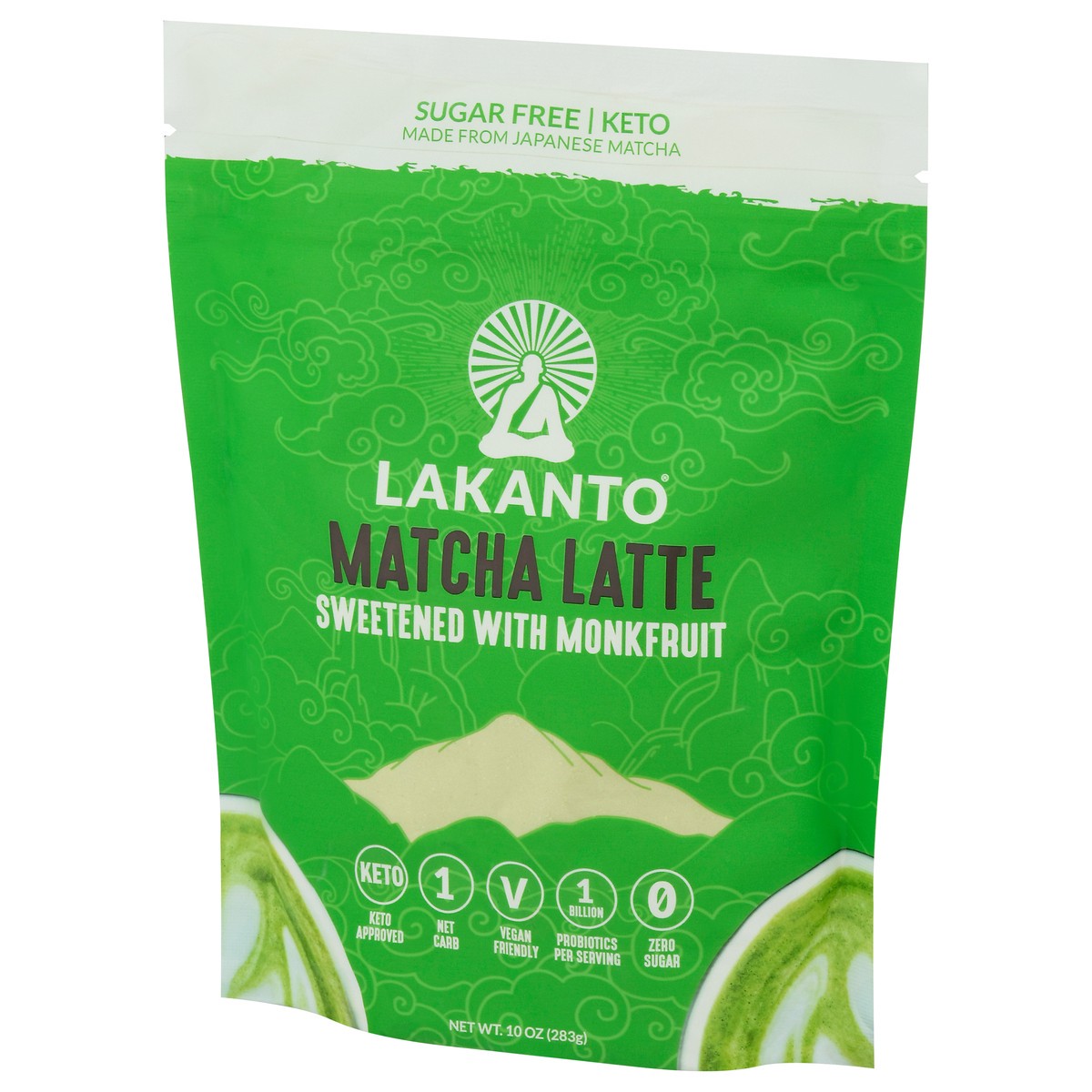 slide 7 of 13, Lakanto Matcha Latte Sweetened with Monkfruit 10 oz, 10 oz