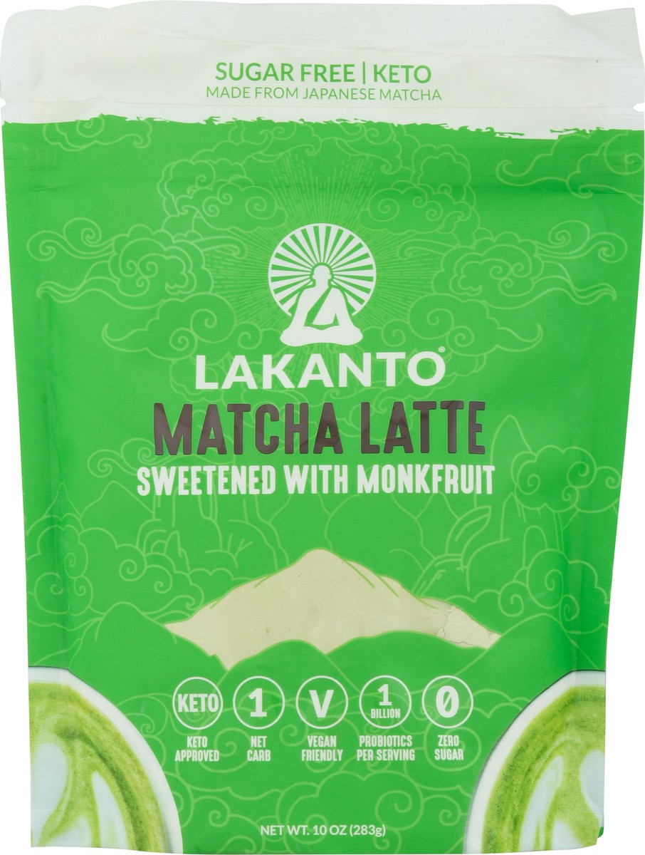 slide 10 of 13, Lakanto Matcha Latte Sweetened with Monkfruit 10 oz, 10 oz