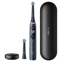 slide 7 of 29, Oral-B iO Series 7 Electric Toothbrush with 2 Brush Heads - Black Onyx, 1 ct