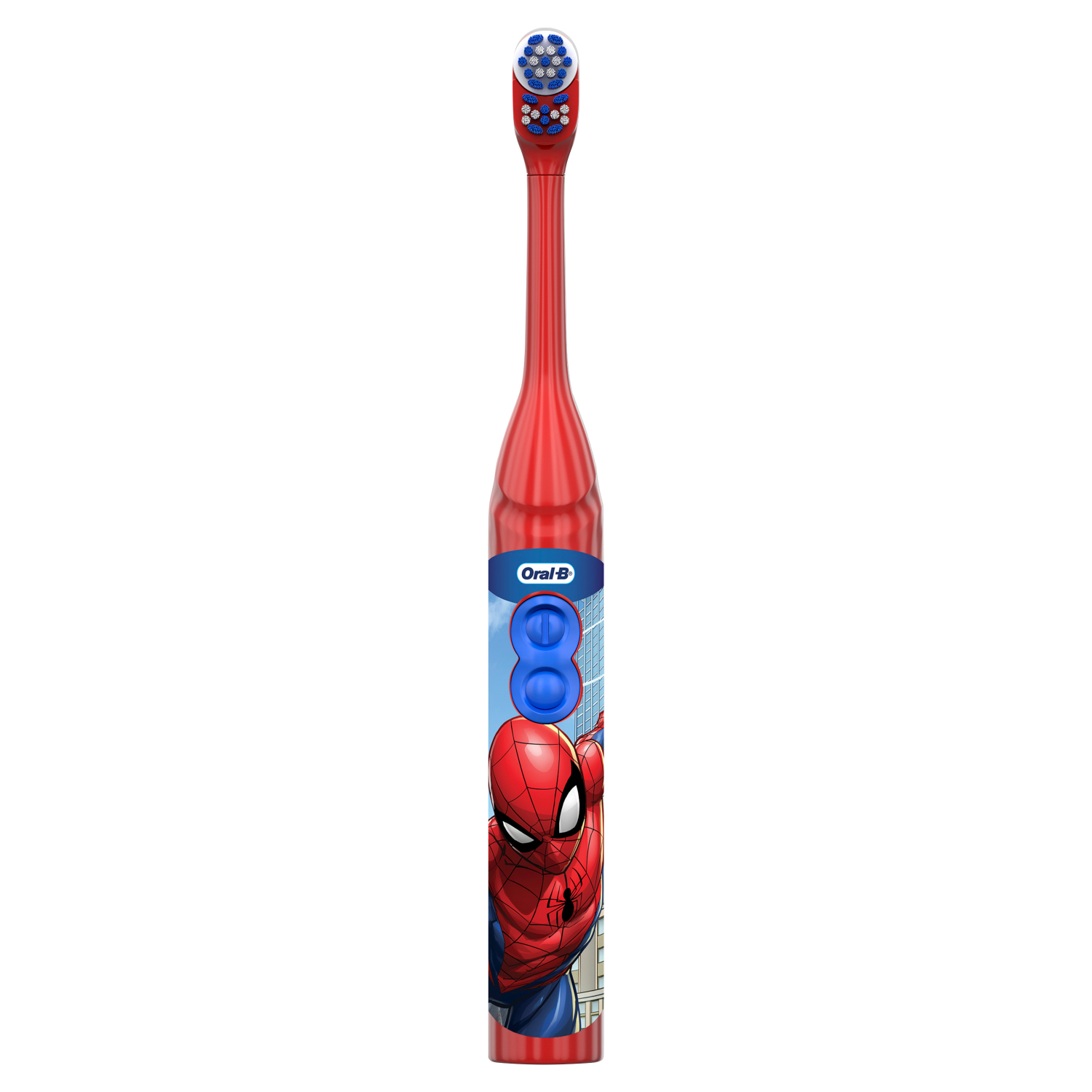slide 4 of 5, Oral-B Kid's Battery Toothbrush featuring Marvel's Spiderman, Soft Bristles, for Kids 3+, 1 ct