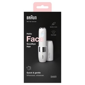 slide 1 of 1, Braun Face Mini Hair Remover, 1 ct