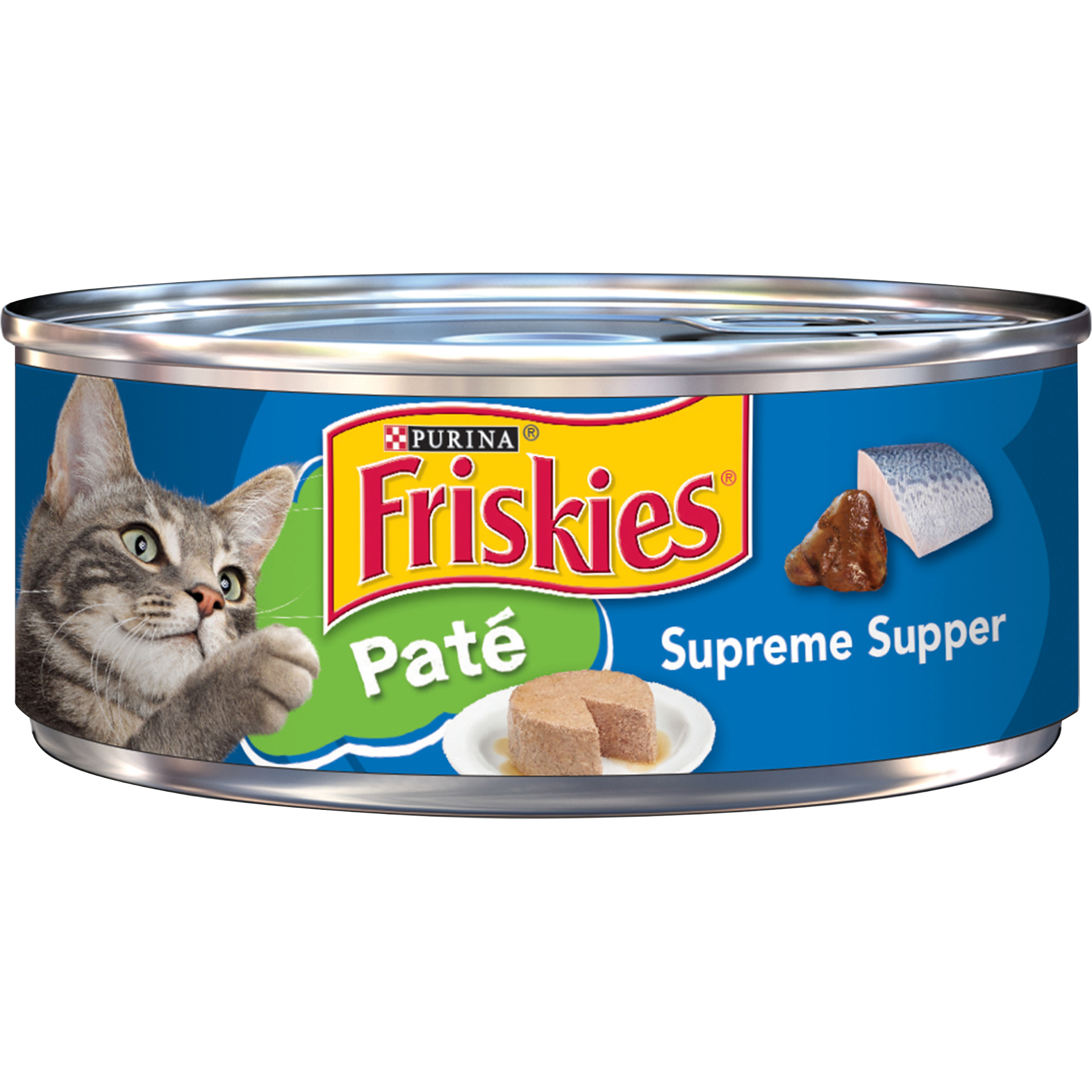 slide 1 of 7, Friskies Pate Supreme Supper Cat Food, 5.5 oz