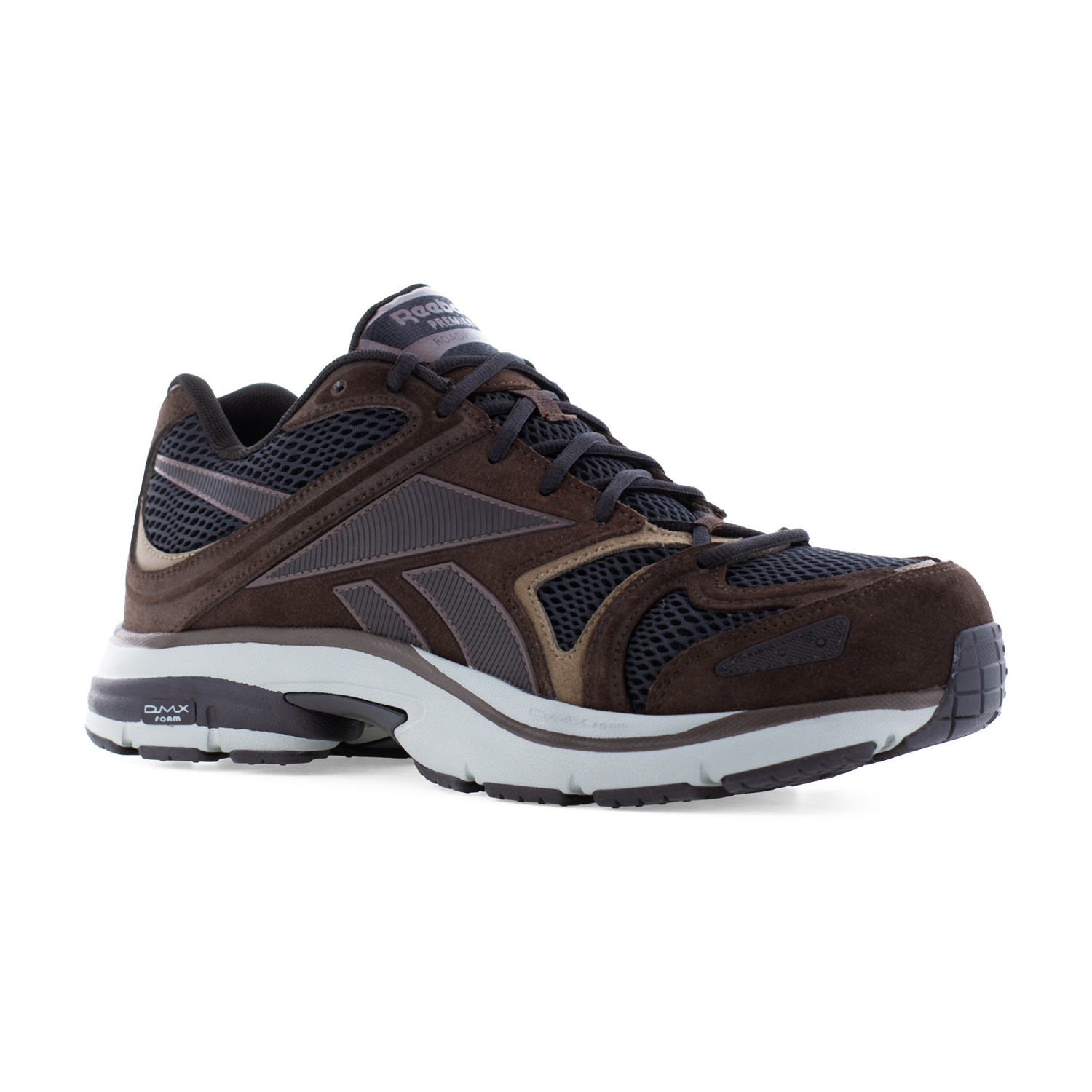 slide 1 of 4, REEBOK WORK MEN's PREMIER ROAD PLUS VI WORK SHOE, BROWN, SIZE 11M, 1 ct