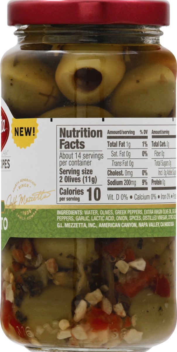 slide 8 of 12, Mezzetta Italian Olives, 10 oz