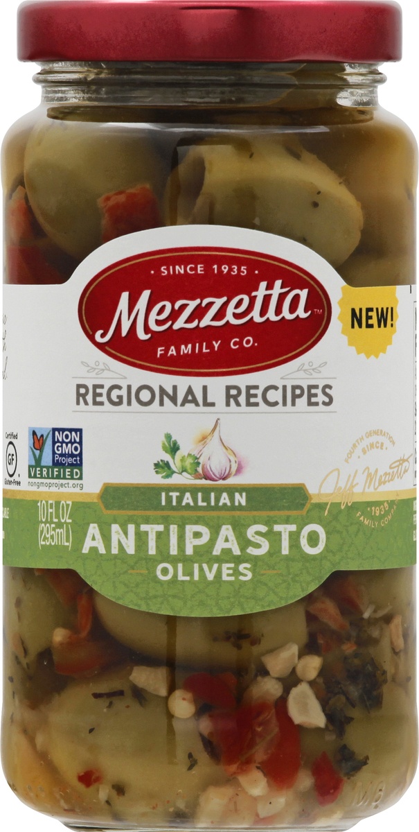 slide 9 of 11, Mezzetta Italian Antipasto Olives, 10 oz