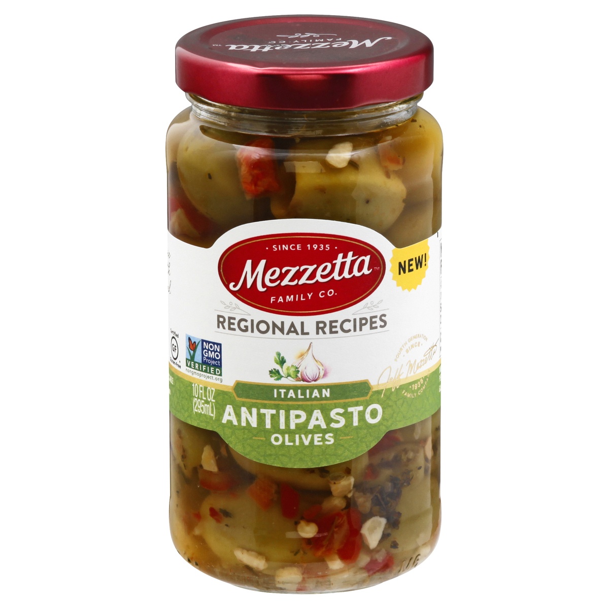 slide 11 of 11, Mezzetta Italian Antipasto Olives, 10 oz