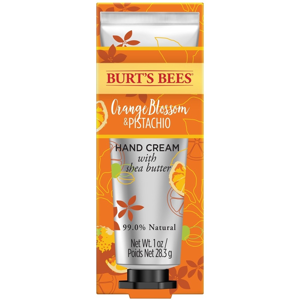 slide 4 of 5, Burt's Bees Hand Cream - Orange Blossom and Pistachio, 1 oz