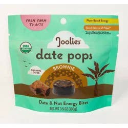 Joolies Brownie Date Pops - 3.5 oz