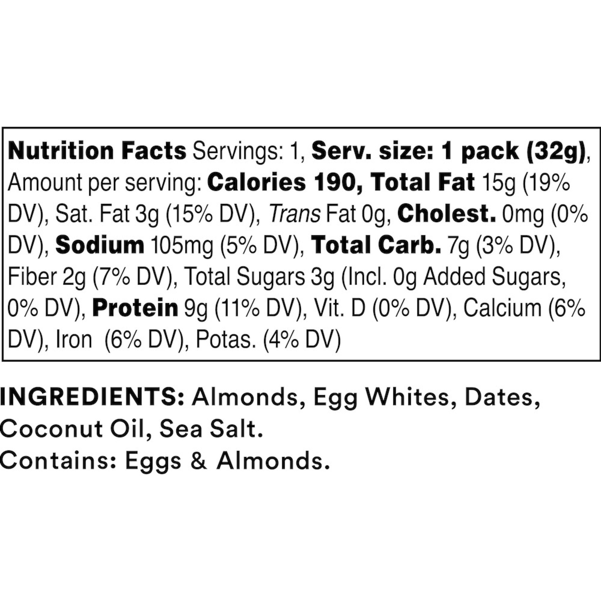 slide 2 of 5, RXBAR RX Nut Butter Almond Butter, Delicious Flavor, Plain, 1.13 oz