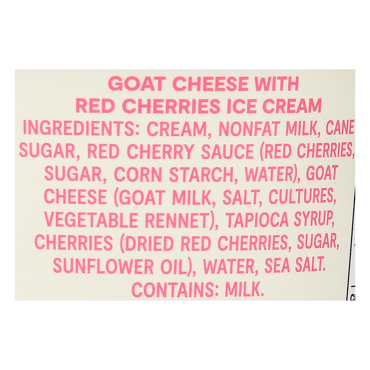 slide 2 of 12, Jeni's Goat Cheese with Red Cherries Ice Cream 1 ea, 1 ct